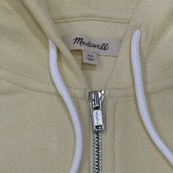 Madewell 100% Cotton Yellow Hoodie - Picture 7 of 7